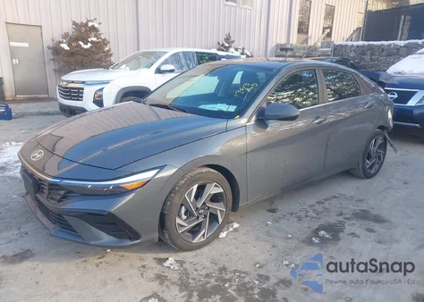 2025 Hyundai Elantra Limited z USA, uszkodzony, nr VIN KMHLP4DG0SU873861